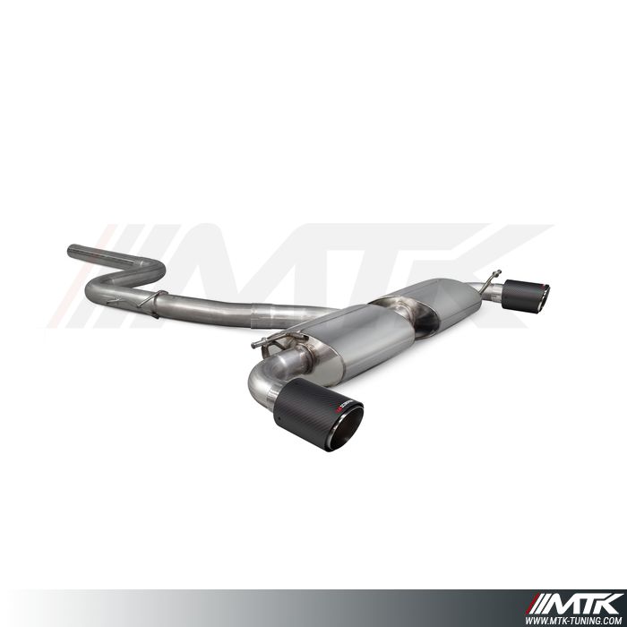 Catback avec tube intermediaire Volkswagen Scirocco R
